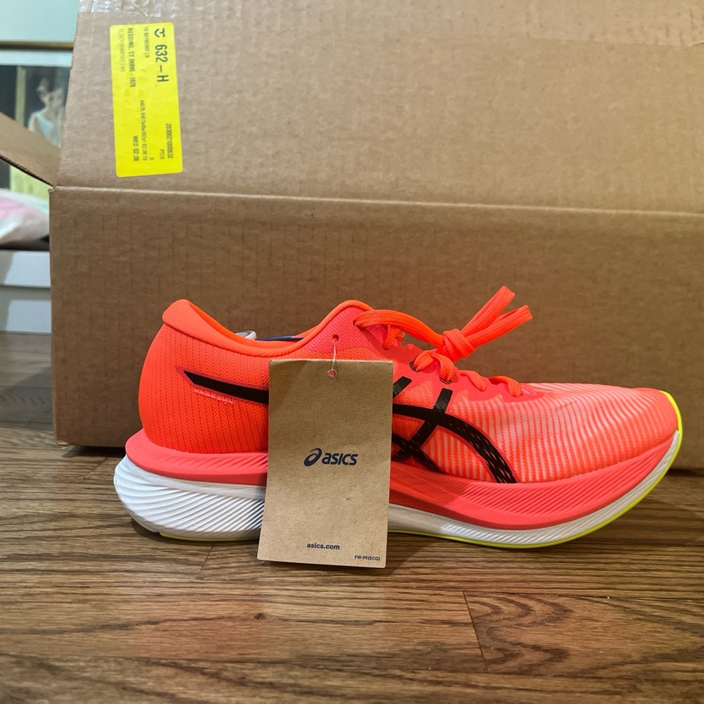 Asics Bright Orange Athletic Shoes